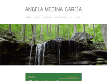Tablet Screenshot of angelamedinagarcia.com